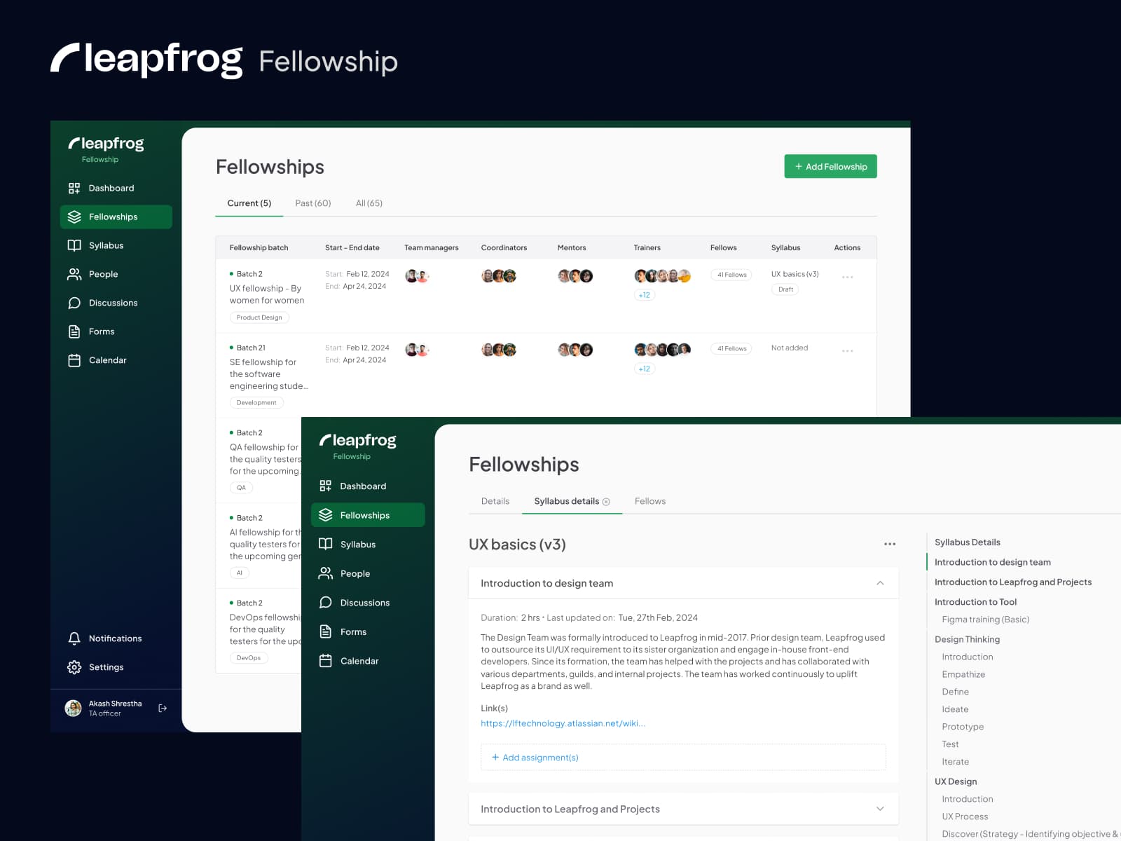 Leapfrog Fellowship